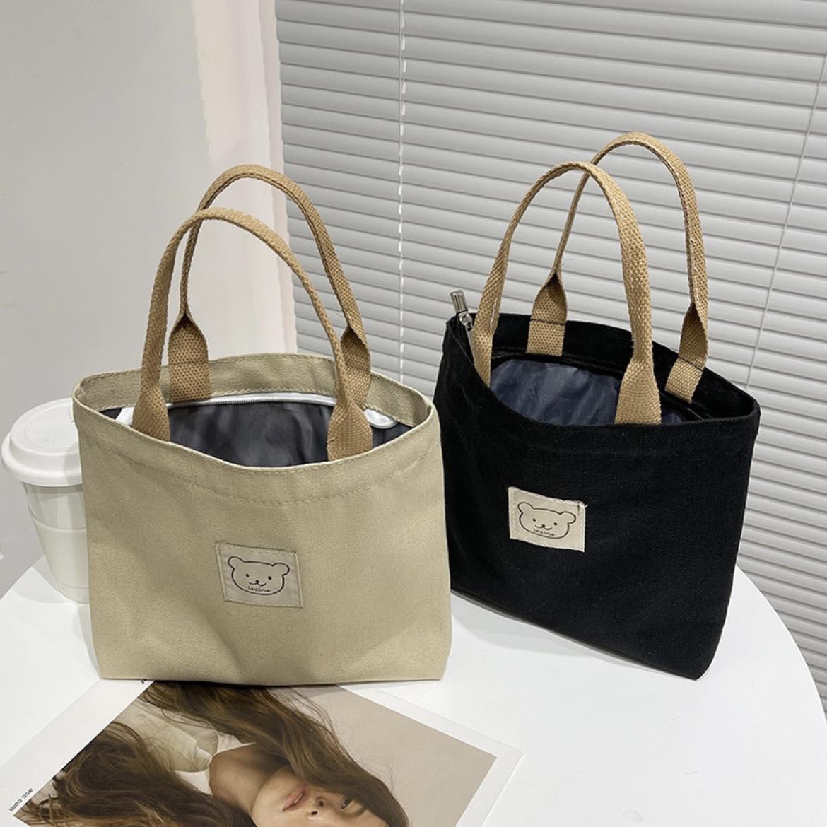 Handmade-Vintage-Canvas-Tote-Bag-with-Bear-Face-Logo-4.jpg